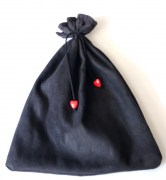 208996 28x22 Suede rood hart 800